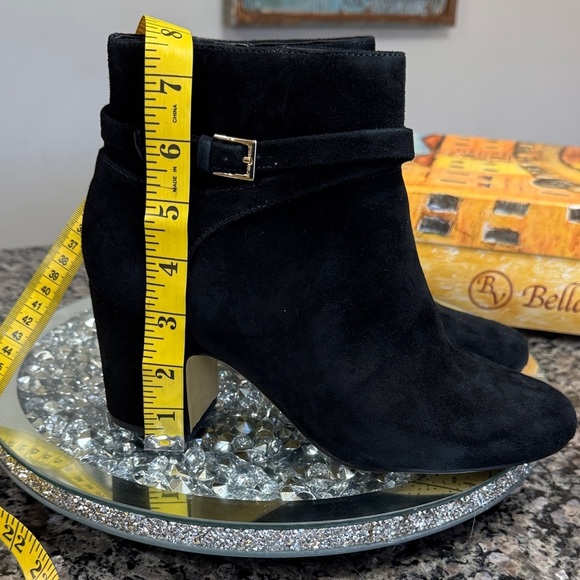 Bella Vita felicity Black suede Ankle Booties NWT 10N - Picture 12 of 15